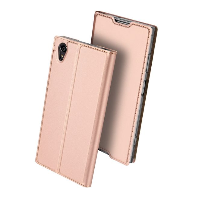 Dux Ducis - Sony Xperia XA1 Plus Hülle - Handy Bookcover - Skin Pro Series - rosegold