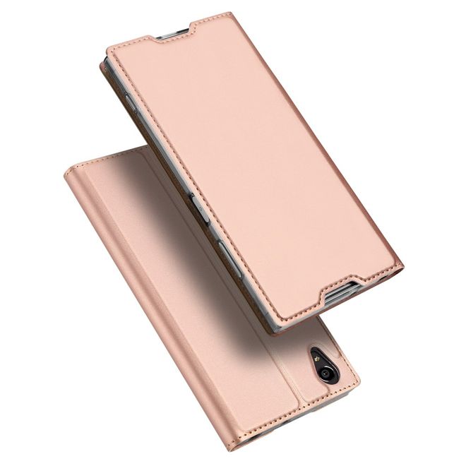 Dux Ducis - Sony Xperia XA1 Plus Hülle - Handy Bookcover - Skin Pro Series - rosegold