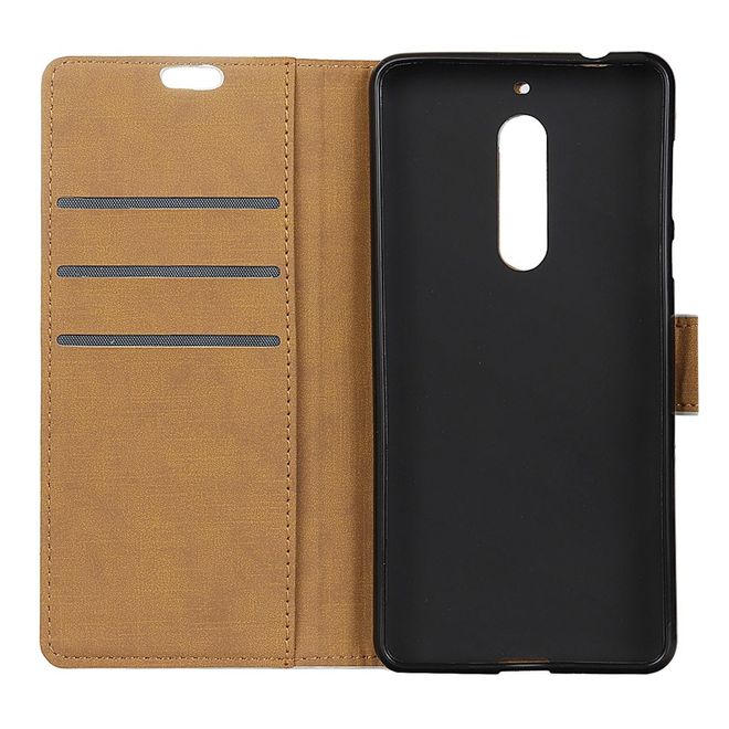 Wiko View XL Handyhülle - Magnetisches Case aus Leder - mit Standfunktion - schwarz