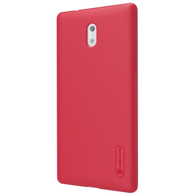 Nillkin - Nokia 3 Hülle - Plastik Case - Super Frosted Shield Series - rot
