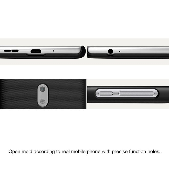 Nillkin - Nokia 3 Hülle - Plastik Case - Super Frosted Shield Series - weiss