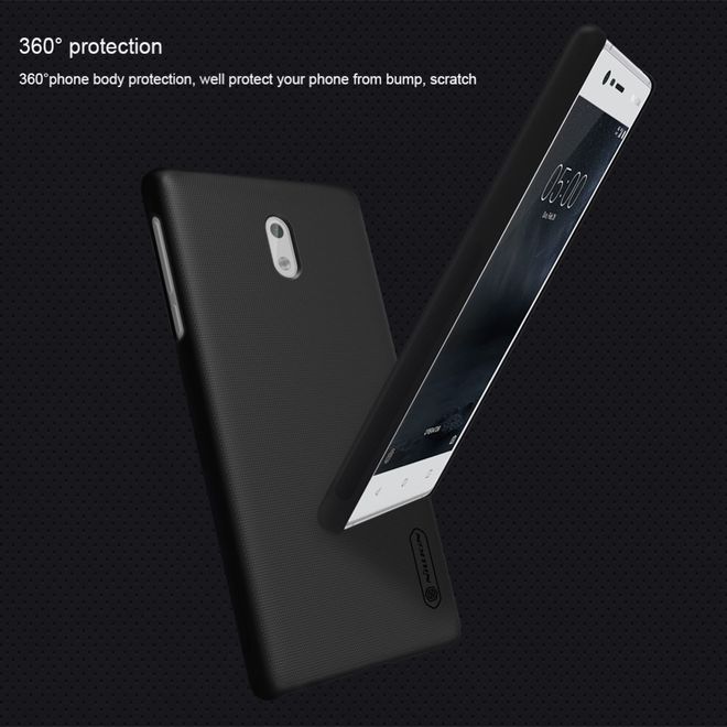 Nillkin - Nokia 3 Hülle - Plastik Case - Super Frosted Shield Series - weiss