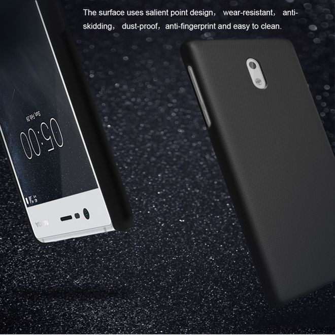Nillkin - Nokia 3 Hülle - Plastik Case - Super Frosted Shield Series - weiss