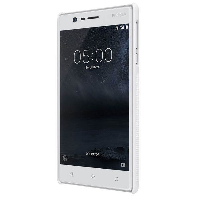 Nillkin - Nokia 3 Hülle - Plastik Case - Super Frosted Shield Series - weiss