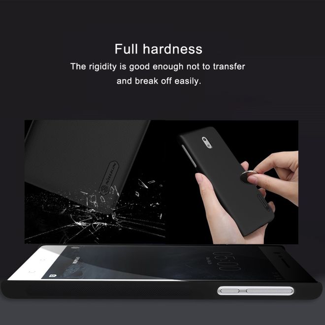 Nillkin - Nokia 3 Hülle - Plastik Case - Super Frosted Shield Series - weiss