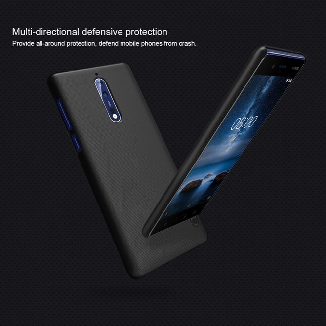 Nillkin - Nokia 8 Hülle - Plastik Case - Super Frosted Shield Series - gold