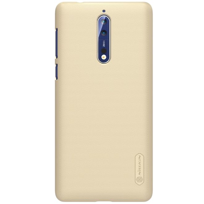 Nillkin - Nokia 8 Hülle - Plastik Case - Super Frosted Shield Series - gold