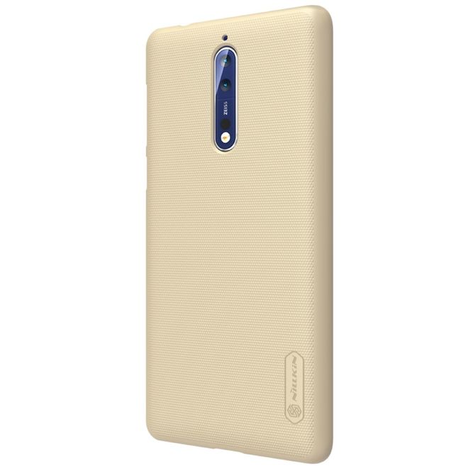 Nillkin - Nokia 8 Hülle - Plastik Case - Super Frosted Shield Series - gold