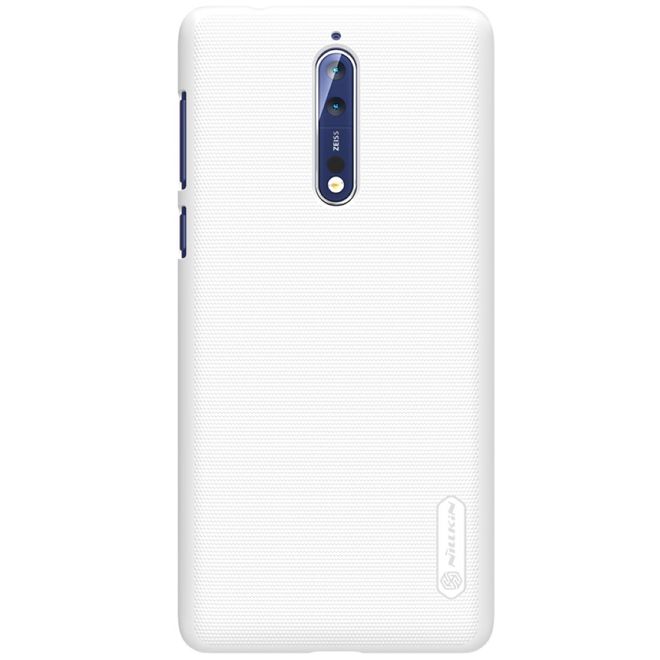 Nillkin - Nokia 8 Hülle - Plastik Case - Super Frosted Shield Series - weiss