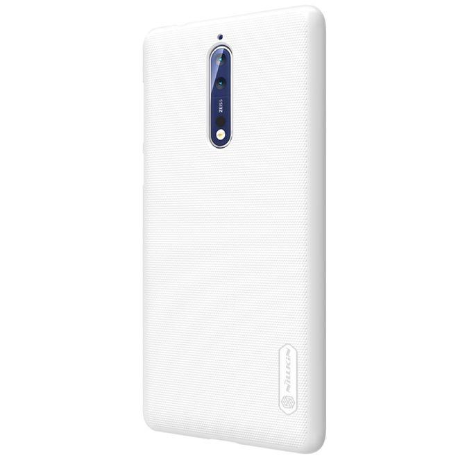 Nillkin - Nokia 8 Hülle - Plastik Case - Super Frosted Shield Series - weiss