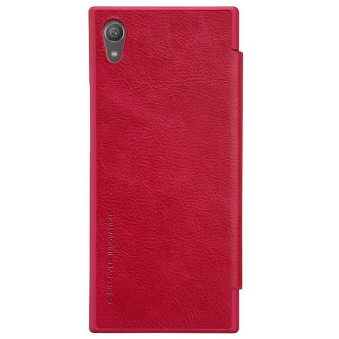 Nillkin - Sony Xperia XA1 Plus Hülle - Leder Book Case - Qin Series - rot