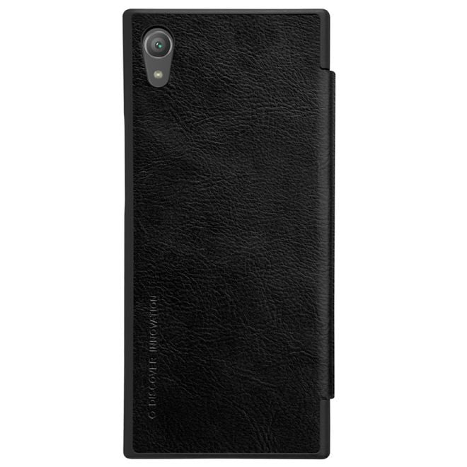 Nillkin - Sony Xperia XA1 Plus Hülle - Leder Book Case - Qin Series - schwarz