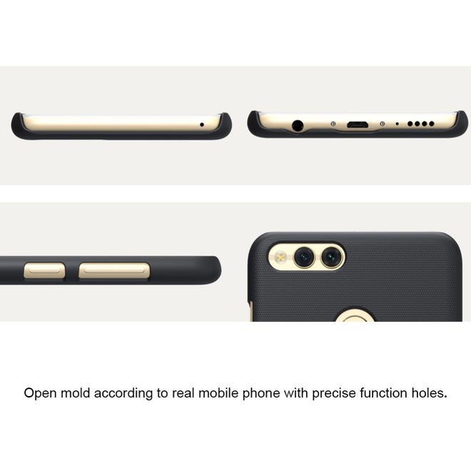 Nillkin - Huawei Honor 7X Hülle - Plastik Case - Super Frosted Shield Series - gold