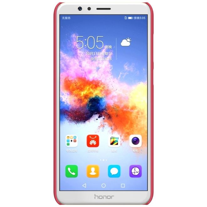 Nillkin - Huawei Honor 7X Hülle - Plastik Case - Super Frosted Shield Series - rot
