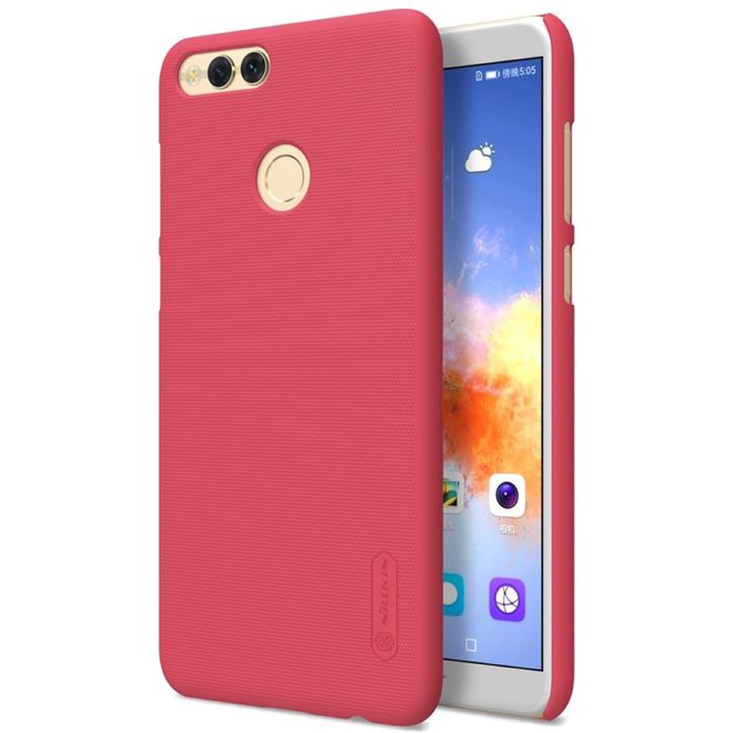 Nillkin - Huawei Honor 7X Hülle - Plastik Case - Super Frosted Shield Series - rot