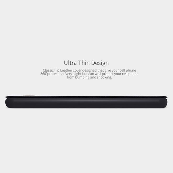 Nillkin - LG V30 Hülle - Leder Book Case - Qin Series - weiss