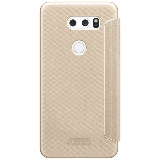 Nillkin - LG V30 Hülle - Funkelndes Leder Case - Sparkle Series - gold