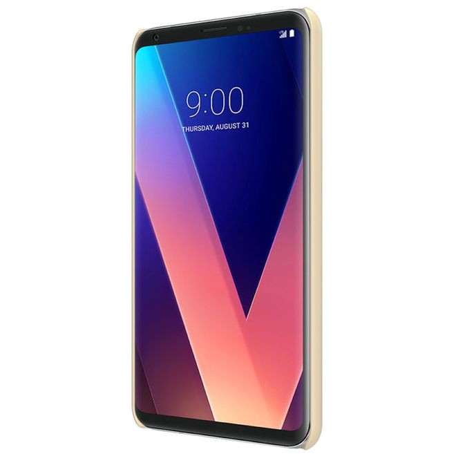 Nillkin - LG V30 Hülle - Plastik Case - Super Frosted Shield Series - gold