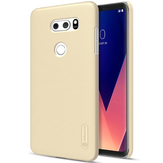 Nillkin - LG V30 Hülle - Plastik Case - Super Frosted Shield Series - gold