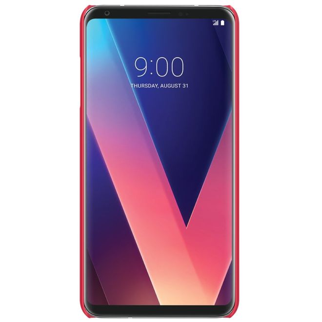 Nillkin - LG V30 Hülle - Plastik Case - Super Frosted Shield Series - rot