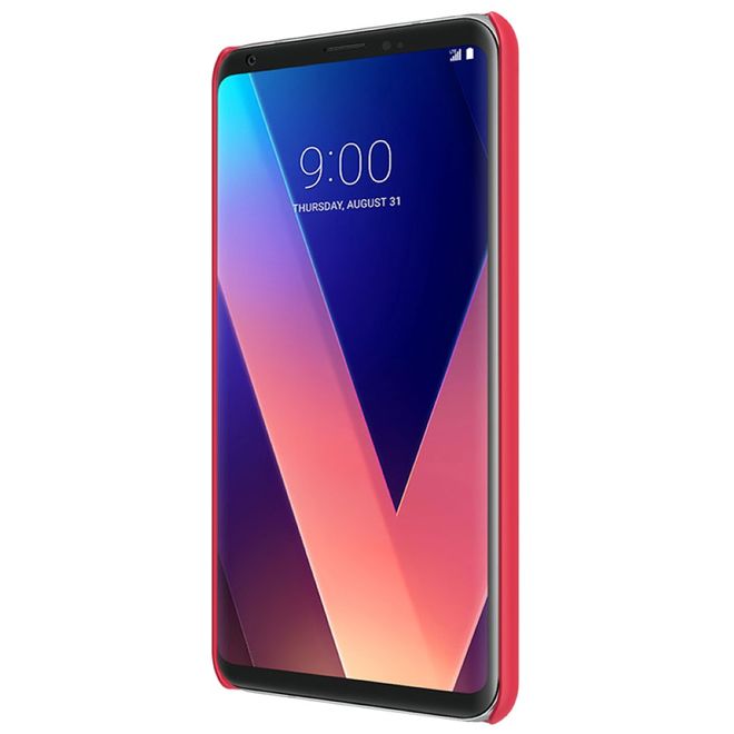 Nillkin - LG V30 Hülle - Plastik Case - Super Frosted Shield Series - rot