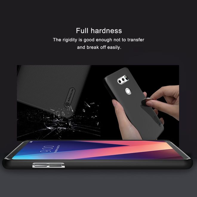 Nillkin - LG V30 Hülle - Plastik Case - Super Frosted Shield Series - rot