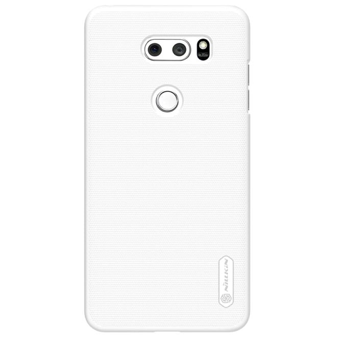 Nillkin - LG V30 Hülle - Plastik Case - Super Frosted Shield Series - weiss