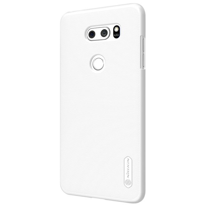Nillkin - LG V30 Hülle - Plastik Case - Super Frosted Shield Series - weiss