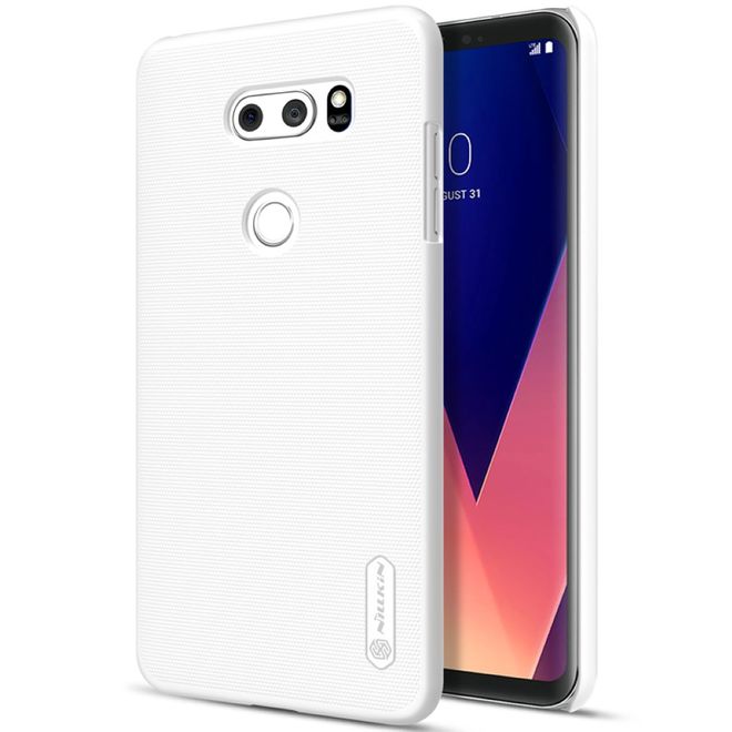 Nillkin - LG V30 Hülle - Plastik Case - Super Frosted Shield Series - weiss