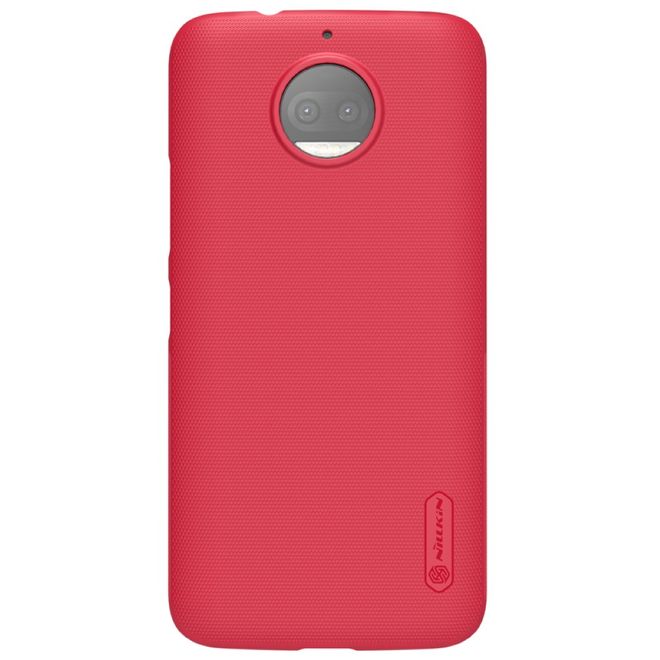 Nillkin - Motorola Moto G5S Hülle - Plastik Case - Super Frosted Shield Series - rot