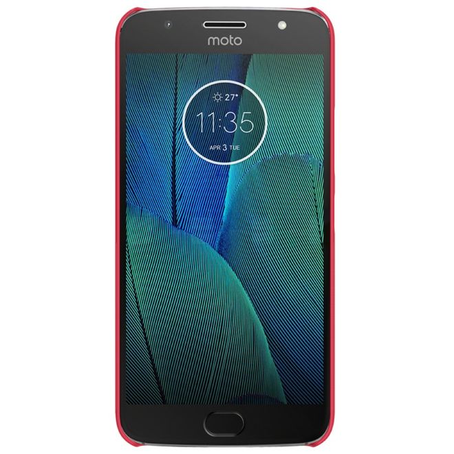 Nillkin - Motorola Moto G5S Hülle - Plastik Case - Super Frosted Shield Series - rot