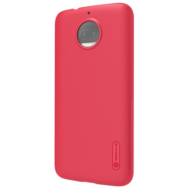 Nillkin - Motorola Moto G5S Hülle - Plastik Case - Super Frosted Shield Series - rot