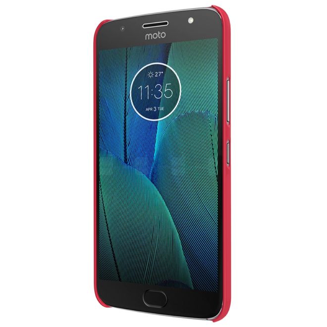 Nillkin - Motorola Moto G5S Hülle - Plastik Case - Super Frosted Shield Series - rot