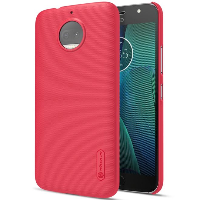 Nillkin - Motorola Moto G5S Hülle - Plastik Case - Super Frosted Shield Series - rot