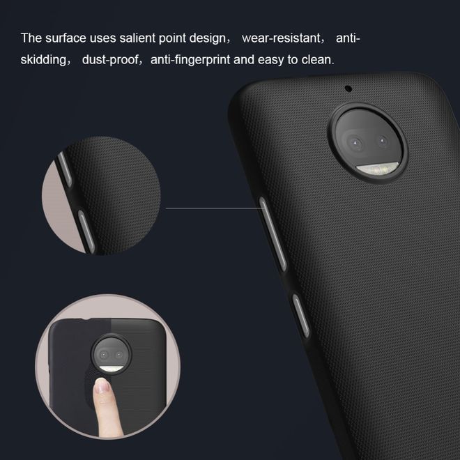 Nillkin - Motorola Moto G5S Hülle - Plastik Case - Super Frosted Shield Series - rot