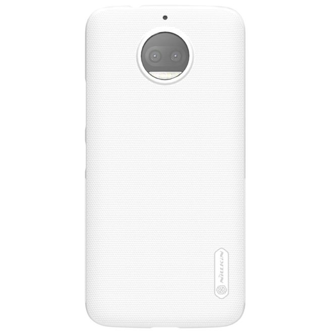 Nillkin - Motorola Moto G5S Hülle - Plastik Case - Super Frosted Shield Series - weiss