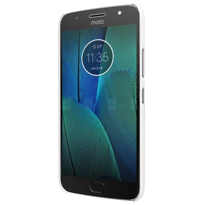 Nillkin - Motorola Moto G5S Hülle - Plastik Case - Super Frosted Shield Series - weiss