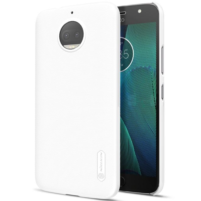 Nillkin - Motorola Moto G5S Hülle - Plastik Case - Super Frosted Shield Series - weiss