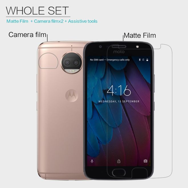 Nillkin - Motorola Moto G5S Display Schutzfolie - Matt Anti-Glare - Matte Series