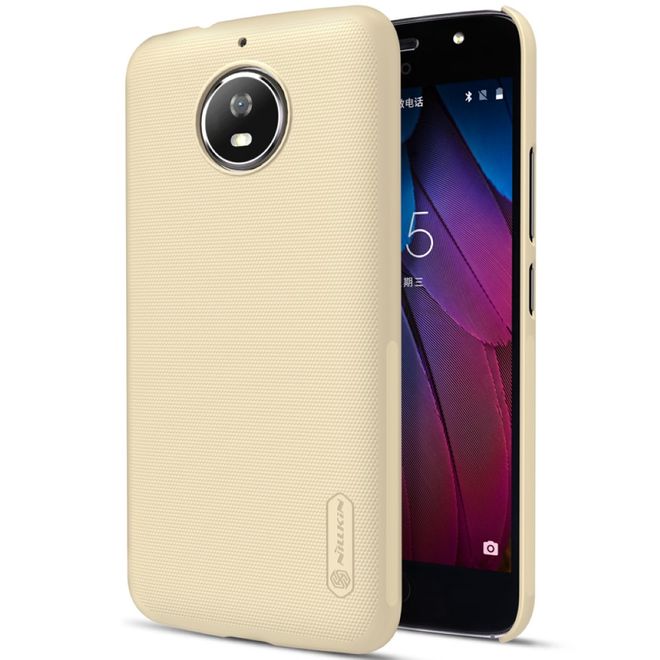 Nillkin - Motorola Moto G5S Plus Hülle - Plastik Case - Super Frosted Shield Series - gold