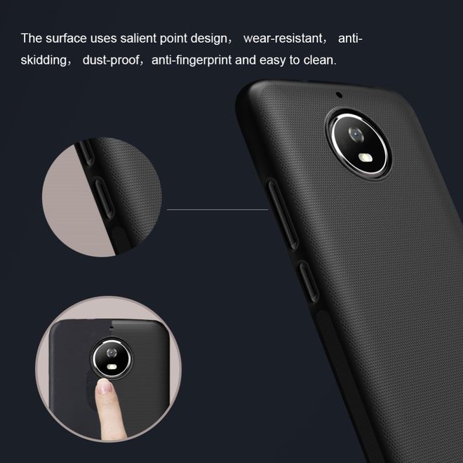 Nillkin - Motorola Moto G5S Plus Hülle - Plastik Case - Super Frosted Shield Series - weiss