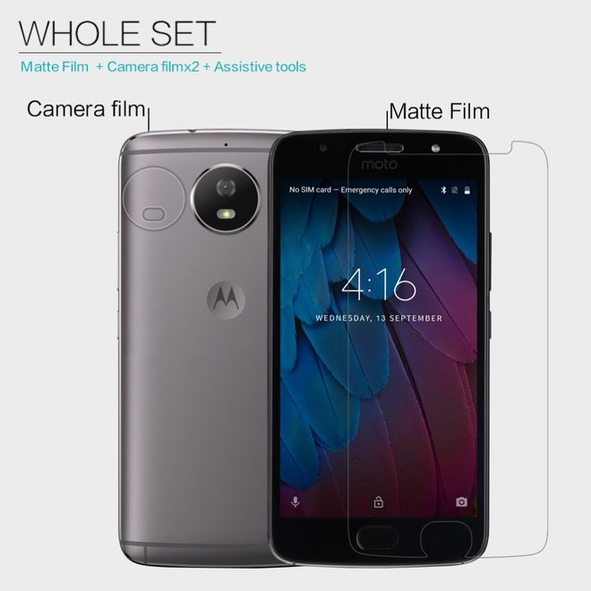 Nillkin - Motorola Moto G5S Plus Display Schutzfolie - Matt Anti-Glare - Matte Series