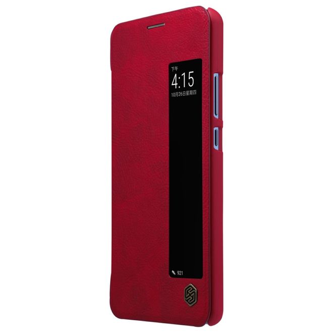 Nillkin - Huawei Mate 10 Pro Hülle - Leder Book Case - Qin Series - rot
