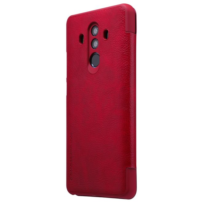 Nillkin - Huawei Mate 10 Pro Hülle - Leder Book Case - Qin Series - rot