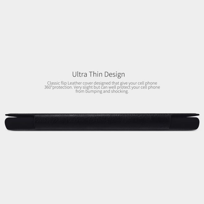 Nillkin - Huawei Mate 10 Pro Hülle - Leder Book Case - Qin Series - rot