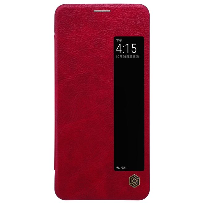 Nillkin - Huawei Mate 10 Pro Hülle - Leder Book Case - Qin Series - rot