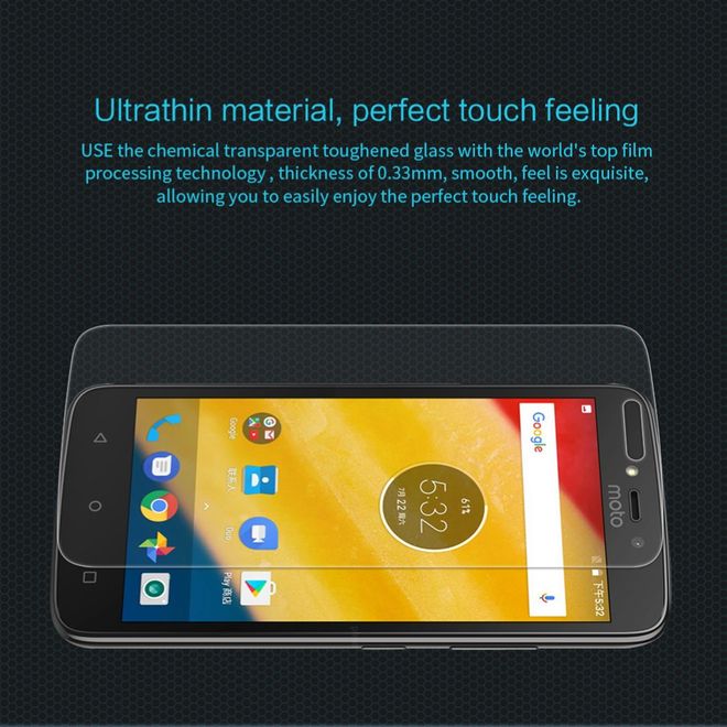 Nillkin - Motorola Moto C Plus Schutzfolie - Amazing H Series - Explosionsgeschützte Folie