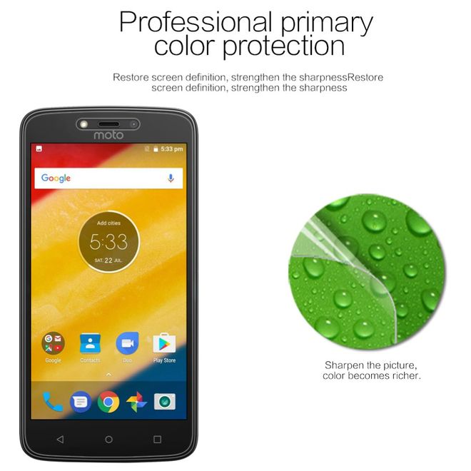 Nillkin - Motorola Moto C Plus Schutzfolie - Super Clear Series