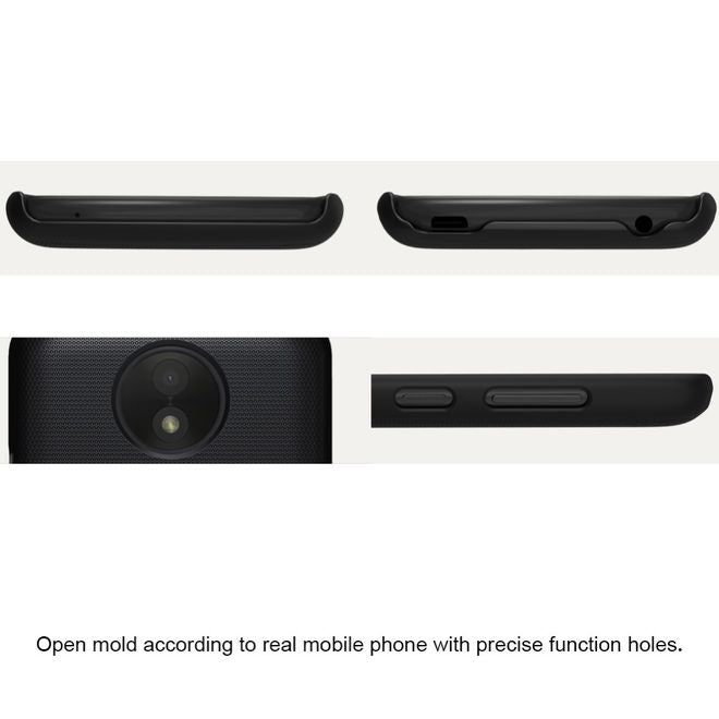 Nillkin - Motorola Moto C Plus Hülle - Plastik Case - Super Frosted Shield Series - gold