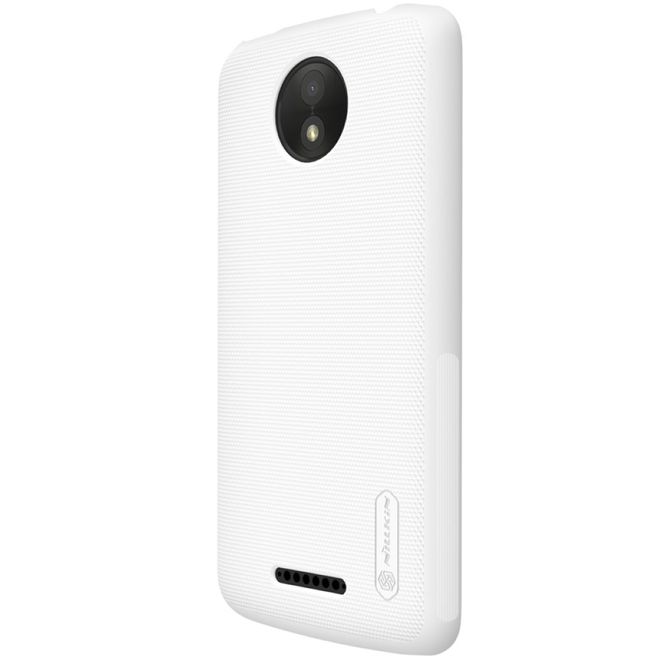 Nillkin - Motorola Moto C Plus Hülle - Plastik Case - Super Frosted Shield Series - weiss